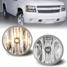 Pair For 2007-2012 Ford Escape Fog Lights Front Clear Bumper Lamps Replacement