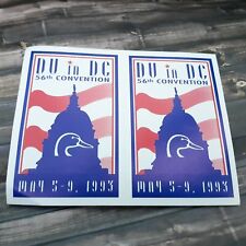 56th 1993 Ducks Unlimited Du Convention In Washington Dc Decal Stickers 3.5