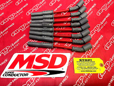 Msd 32819 8.5mm Ls1 Red Spark Plug Wire Set 97 Corvette Camaro Z28 Firebird Gto