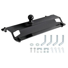 Towing Gooseneck Trailer Hitch Ball Plate For Standard 5th Wheel Rails Black