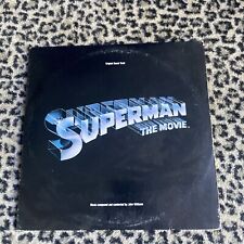 Superman The Movie Original Track John Williams Double Vinyl Lp 1978 Records