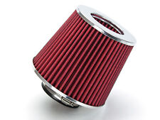 Red 2.75 70mm Inlet Cold Air Intake Cone Replacement Quality Dry Air Filter