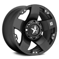 20 Inch Black Xd Series Rockstar Wheels Rims For Jeep Wrangler Jk 5x5  1