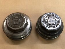 2 Vintage 1920s Chevy Chevrolet Cadillac Grease Hub Caps Covers