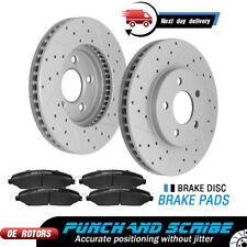 Front Disc Rotors Brake Pads For 2005 2006 2007 2008 2009 2010 Ford Mustang V6