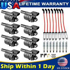 8pack Ignition Coilspark Plugwire Set For Chevy Silverado 1500 Gmc Tahoe D514a