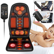 Electric Massage Seat Cushion Car Heated Back Massager Chair Cover Mat Hot Sell