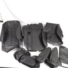 Incomplete Set Katzkin Black Leather Seat Covers 2007-2009 Denali Yukon Gmc