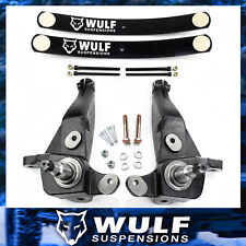 Wulf 4 Front 2 Rear Lift Kit Ft Spindles Add Leaf For 01-11 Ford Ranger 2wd