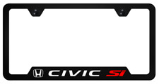Honda Civic Si Polycarbonate Notched License Plate Frame Official Licensed