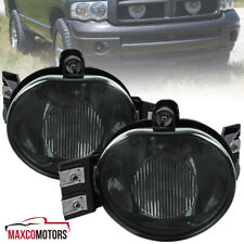 Smoke Fog Lights Fits 2002-2008 Dodge Ram 1500 2500 3500 Driving Bumper Lamps