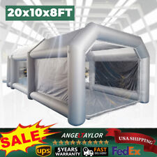 20x10x8ft Spray Booth Inflatable Tent Car Paint Portable Cabin Filter System