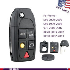 Forvolvoxc70 Xc90 2003 2004 2005 2006 2007 Flip Remote Car Key Fob Shell Case