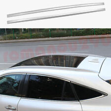 For Toyota Venza 2021-2023 Silver Roof Rack Side Rail Bar Luggage Cover Trim Abs