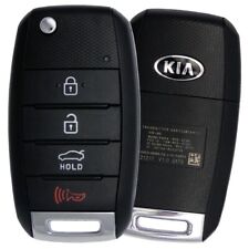 Oem 2014-17 Kia Rio 4 Button Sedan Flip Key Remote Fob Oem Uncut Tq8-rke3f05