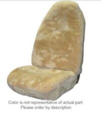 Universal High Back Bucket Seat Covers Sheepskin Brown Color Pair