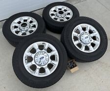 Polished 20 Ford F-350 Lariat Oem Factory Wheels Tires Platinum Rims F-250 Lugs