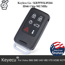 For Volvo S60 S80 Vc60 Vc70 Xc60 Smart Key Keyless Remote Fob Kr55wk49266 902mhz