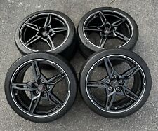 19 20 Chevrolet Corvette C8 Factory Oem Wheels And Tires 2022 2023 Rims