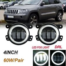2pcs For 2011-2012 Jeep Grand Cherokee 4 Inch Round Fog Lights Led Drivimg Lamps