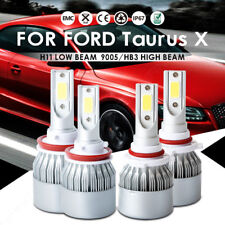 For Ford Taurus X 2009-2008 Car H11 9005 Hb3 Cree Led Headlight Kit Power Bulbs