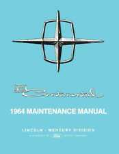 Service Manual For 1964 Lincoln Continental