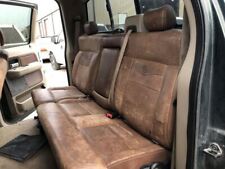 2005-2008 Ford F150 King Ranch Rear Back Seat Bench Brown Leather Crew Cab 60380