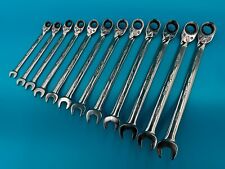 New Snap-on 8mm To 19mm Ratchet Wrench Set - Flank Drive Plus -12-point Soxrrm01
