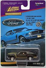 Johnny Lightning 1997 Limited Ed Ford Series Black 1970 Ford Mustang Boss 302