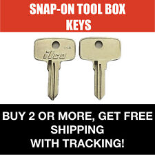 2 Snap-on Tool Box Keys Cut To Code For Key Codes Y251-y500