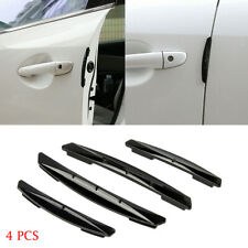 4pcs Car Door Edge Guards Protector Black Molding Trim Scratch Guard Strip