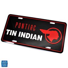1964-2002 Pontiac Tin Indian Accessory License Plate Each