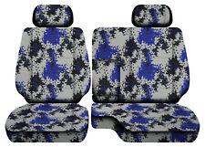 60-40 Bench Camouflage Covers With Armrest Fits 1989-1994 Toyota Pick Up Truck