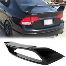 Rear Trunk Wing Spoiler For 11- 16 2nd Scion Tc Unpainted Black Abs Plastic
