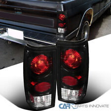 Fits 82-93 Chevy S10 83-90 Gmc S15 Sonoma Black Reverse Tail Lights Brake Lamps