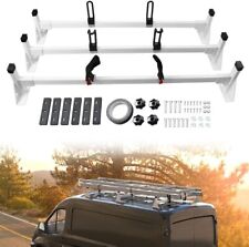 Steel 3 Bars 46 750lbs Cargo Van Ladder Roof Rack For Ford Transit Connect 14