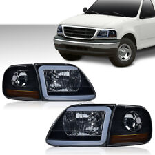Amber Smoke Led Drl Headlightscorner Lights Fit For 97-03 F15099-02 Expedition
