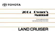 2004 Toyota Land Cruiser Owners Manual User Guide