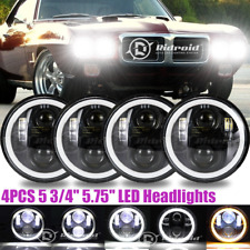 4x 5 34 5.75 Led Headlights Hilo Drl For Pontiac Gto Grand Prix Firebird