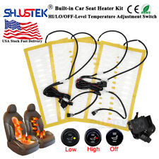 Universal Car Seat Heater Kit 12v Alloy Wire Car Seat Heating Pad Hi-lo Switch