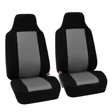 2 Seats High Back Bucket Seat Car Seat Covers Front Protectors Universal Fit