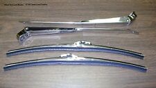 Sale Windshield Wiper Arms Blades 4pc Kit 67-9 Camaro Coupe Firebird Stainless