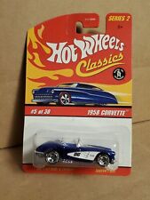 Hot Wheels Classics Series 2 530 1958 Corvette Spectraflame Blue