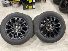 4 Toyota Tundra Factory 20 Black Wheels Tires 2022 2023 2024 Oe 22d