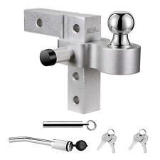 Fullhaul 6 Adjustable Trailer Hitch Aluminu Ball Mount Fits 2-inch Receiver