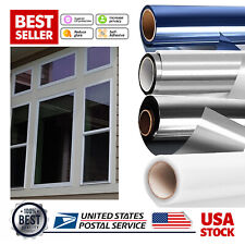 Uncut Roll One Way Mirror Tint Window Film Privacy Protect Home Office Car