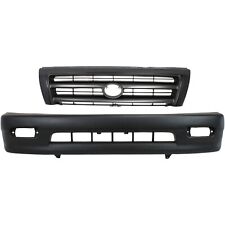 Bumper Cover Kit For 98-2000 Toyota Tacoma Front 2pc Textured