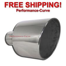 Diesel Stainless Steel Weld On Exhaust Tip 5 Inlet - 12 Outlet - 18 Long