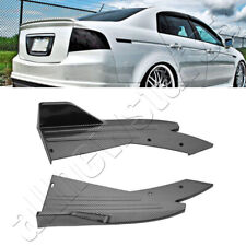 Rear Bumper Lip Diffuser Splitter Side Skirts Carbon Fiber For Acura Tsx Tl Rsx