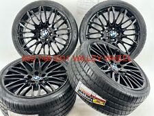 4 Oem Bmw 3 4 5 6 7 Series 20 Inch Alloy Wheels Rims Set Of 4 Gloss Black 120m
